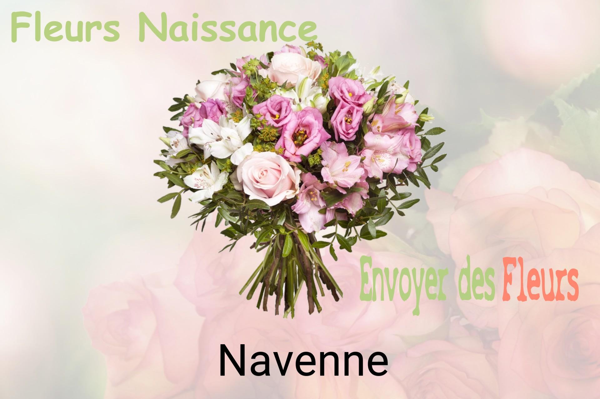 Bouquet de fleurs de naissance livré à Navenne